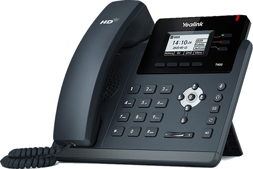 Yealink T40G 3-Line with GbE NICs IP SIP Phone from BaronTEL